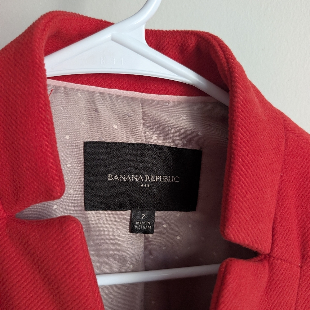Banana Republic Red Suit Jacket - Picture 2 of 4